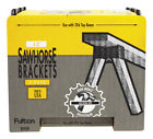 42-10-6 045081890997 Case Of Packs Fulton Speeee Sawhorse Brackets Black