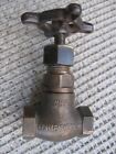 200wog 1-4 125sp Lunkenheimer Vtg Usa Brass Globe Valve Hit Miss Tractor