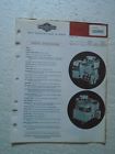 100900 Briggs Stratton Rare Org Specifications Power Curve Info Sheet Series