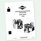112200 Engine 4hp Operating Manual Briggs Maintenance Stratton Operators