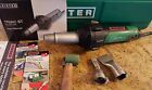 141.228 Triac Leister St Heat Gun In Carrying Case With 40mm 20mm Nozzle Roll 141.228 Triac Leister St Heat Gun In Carrying Case With 40mm 20mm Nozzle Roll