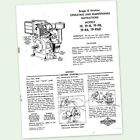 19-fb Manual Owners Stratton Model Maintenance Engine Operators Briggs 19-fb Manual Owners Stratton Model Maintenance Engine Operators Briggs