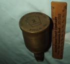 2 Organ Keystone Vintage Lubricating Phila Grease Cup Brass 2 Organ Keystone Vintage Lubricating Phila Grease Cup Brass