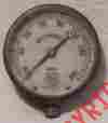 20458 Westinghouse Ashcroft Air Brake Pressure Gauge Steampunk 160 Psi 3.25 Diameter