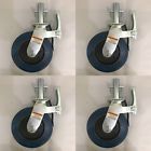 26011-sss Scaffold Casters Set Of Iron Swivel Locking Lbs