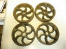 2610 Unbranded Vintage Curve Spoke Cast Iron Wheels Hit Miss Cart
