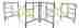 2ff557 Cbm Two Flip-lock 5x51 X7 Masonry Scaffolding Frame Sets 9017374692602