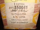 95.250 40 1.016mm Lister 95.250mm Bore 033f Piston " 4 Original . Ae 3-3 350041
