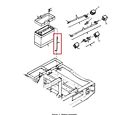 Mep002a-mep003a 416-0513 Onan Battery Frame Hook Bolt Hold Down