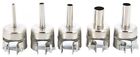 45x24mm Pcs Xmm 5pcs Universal Heat Resisting Nozzles Silver 45x24mm Pcs Xmm 5pcs Universal Heat Resisting Nozzles Silver