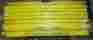 50411 Hollender 19 Safety Railing Component Yellow Steel Mid Rail 46 X 2