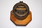 5219569 Worthington Gamon Antique Worthington-gamon Steam Punk Meter Brass Cover Mounted Trinket Box