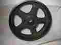 6025t Antique Vintage Cast Iron 4002 Hit Miss Steam Engine Flat Belt Pulley