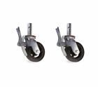 635682265135 Roll Set Of Scaffold Casters Black Rubber Steel 635682265135 Roll Set Of Scaffold Casters Black Rubber Steel