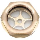 42mm-1.65 704795130088 Inch Aircompressor Accessories Male Thread Clear Brass Oil