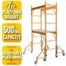 722718 Scaffolding Tools Tower Set Mini Rolling Interior Outriggers 7451143722718