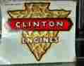 90559 Kart Clinton Vintage Gas Engine Motor Hit Miss Decal Arrowhead Nos Part No