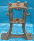 Bh456 Antique Line Support Vtg Hanger Flat Belt Hit Shaft Bracket Iron Cast