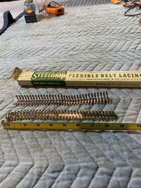 Armstrong Bray 20-e Nos #20-e Flat Belt Lacing Hooks Hit Miss Steam Engine Lathe Mill Armstrong Bray 20-e Nos #20-e Flat Belt Lacing Hooks Hit Miss Steam Engine Lathe Mill