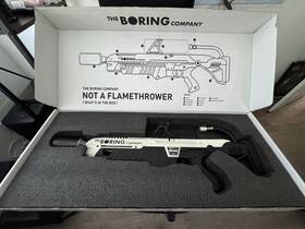 Boring Company 18033 Used The Not A Flamethrower #11657 With Box Note And Manual