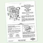 23d-r6 Briggs Engine Model Manual Owners Maintenance Operators Stratton 23d-r6 Briggs Engine Model Manual Owners Maintenance Operators Stratton