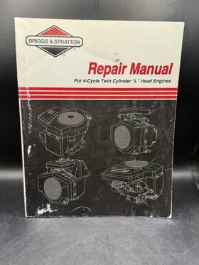 Briggs & Stratton 271172-11 1996 And Repair Manual For 4-cycle Twincylinder Inch L Head Engines