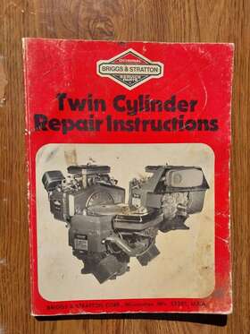 271172-3 Briggs & Stratton 271172 And Twin Cylinder Repair Instructions 271172-3/86 1986