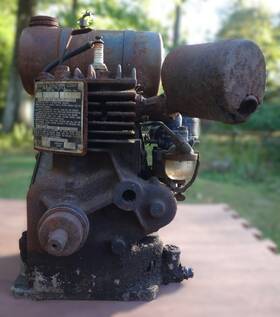 306119 Briggs & Stratton Vintage And Model N Horizontal Shaft Engine Type Complete