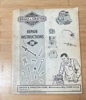 Ms-4750-70 Briggs & Stratton Vintage Original And Engine Repair Instructions Diagrams Iv Ms-4750-70 Briggs & Stratton Vintage Original And Engine Repair Instructions Diagrams Iv