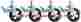 Castor8r-4 Cbm 4 Scaffold 8 Rubber Caster Wheels Double Locking Brake 9017374692626