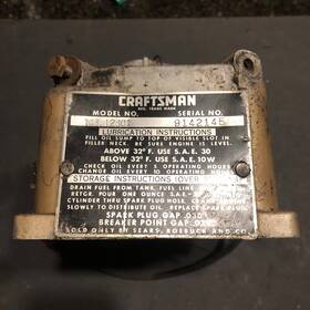 143.12301 Craftsman Tecumseh Ser 9142145 Lav 25 Vertical Shaft Engine For Parts