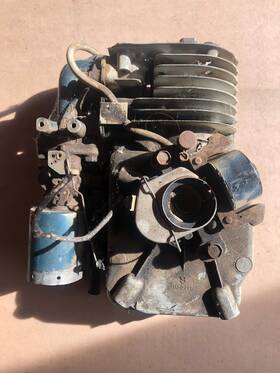 143.141072 Craftsman Tecumseh Ser 4105 02225 Vertical Shaft Engine For Parts