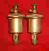 Dandy No.0 The D.t Williams Valve Co Pair Of Dt 0 Grease Cups Lubricators Oilers Stationary Hit Miss