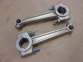 Delaval Bb6a 2 Vtg Brass Piston Connecting Rod Gas Engine Decor Door Handle Trophy Rat Us