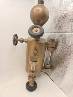Detroit Lubricator Co. 094656 Antique Company Hydrostatic Steam Engine Oiler Quart
