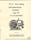 Ec-1-a International Harvester Mccormick-deering Type M Engines Parts Catalog Ihc Ec-1-a International Harvester Mccormick-deering Type M Engines Parts Catalog Ihc