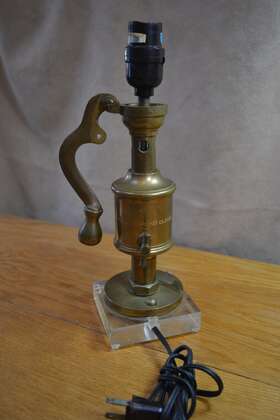 1300-1510 Essex Vintage Lunkenheimer Brass Oiler Corp. Whimsey Lamp