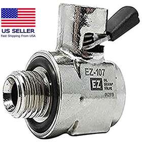 12mm-1.75 Ez Oil Drain Valve Ez-107 Silver Thread Size 12mm-1.75 Ez Oil Drain Valve Ez-107 Silver Thread Size