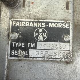 Fairbanks Morse Z2-2663 Magneto Fm Metal Engine Part
