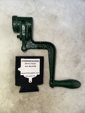 1n53 Fuller Johnson Hand Crank Stand Hit Miss Stationary Engine Black 1n53 Fuller Johnson Hand Crank Stand Hit Miss Stationary Engine Black