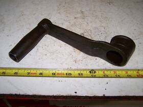 Ab52 Galloway Miss Gas Engine Cast Iron Starting Crank Magneto Steam Oiler Nice