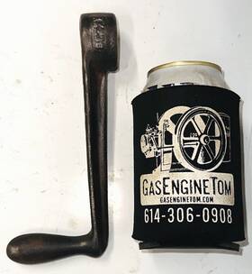 Galloway Ak230a Ak230 Hand Start Crank Handle For Hit Miss Gas Engine 1 1/4 Inch D Shaft