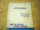 W2-1250 Good Wisconsin Cond. Manual Repair Engine Model