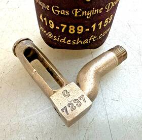 G7237 Ihc G1048 Crankcase Oil Sight Glass 2hp 3hp Famous Vertical Hit Miss Gas Engine