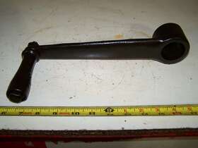 Ak216a Ingeco/worthington Hit Miss Gas Engine Iron Starting Crank 1 5/8 Inch Crankshaft