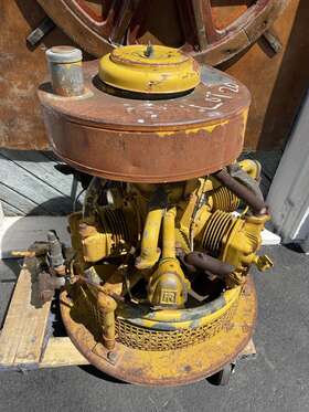 3-r-36 Ingersoll Rand 1940s Radial Engine Air Compressor 3-r-36 Ingersoll Rand 1940s Radial Engine Air Compressor