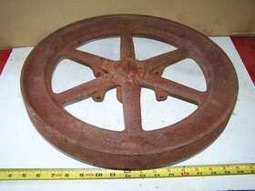 International Harvester 1900t 1hp Mogul Hit Miss Engine Flywheel Governor Side International Harvester 1900t 1hp Mogul Hit Miss Engine Flywheel Governor Side
