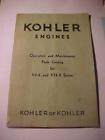 Catalog-k7-2 K7-2 K12-2 Kohler Engines Maintenance