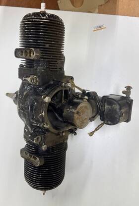 Kiekhaefer 045-1 Aircraft Flat Twin 0-45-1 Engine Ww2 Target Drone Motor