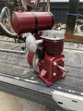 Lauson Rsc218-7 Antique Aircooled Gas Engine Small Scooter Vintage Restored